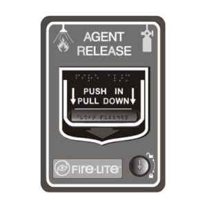 Fire-Lite BG-12LR Dual-Action Agent Release Station, Durable Polycarbonate