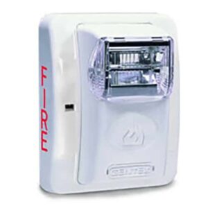 Gentex GES3-24WW Commander3 Series Selectable Candela Evacuation Strobe, 24VDC, White