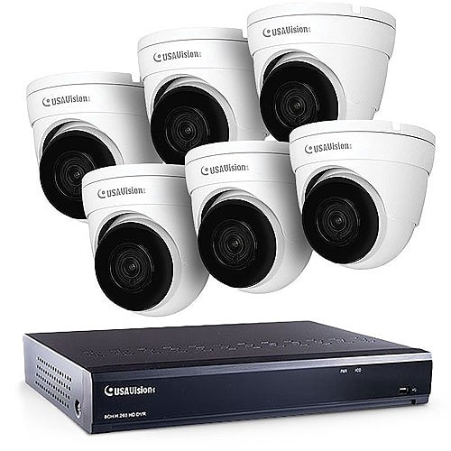 GeoVision Bundle Kit (1) 8-Channel NVR (6) 2MP Turret Camera