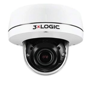 3xLOGIC VX-5M-OD-RIAW-C128 VISIX 5MP Indoor/Outdoor Dome IP Camera with Remote Focus