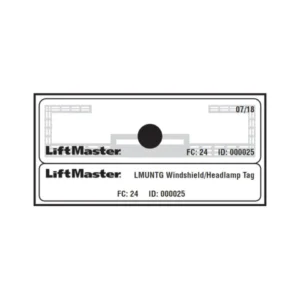 Liftmaster SPLMUNTG Windshield / Headlamp Tags RFID (Qty 50)