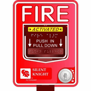 SILENT KNIGHT PS-DA Dual action pull station, key reset